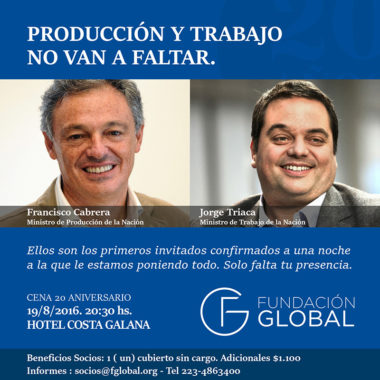 Cena 20 Aniversario – Primeros Invitados Confirmados.